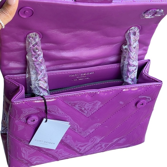Kurt Geiger Kensington Patent leather handbag - Picture 3 of 5